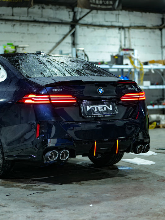 BMW 530 G60 2024-ON with Aftermarket Parts - Exhaust Tips Stainless Steel from VTEN