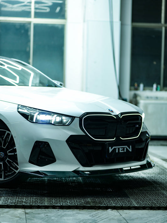 BMW 5 Series 530 540 & i5 e/x Drive40 M60 G60 G61 2024-ON with Aftermarket Parts - Front Lip PP from VTEN