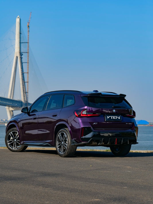 BMW X1 M35i sDrive28i xDrive28i (with M-package bumper, does not fit base model) U11 2023-ON with Aftermarket Parts - Rear Roof Spoiler ABS from VTEN