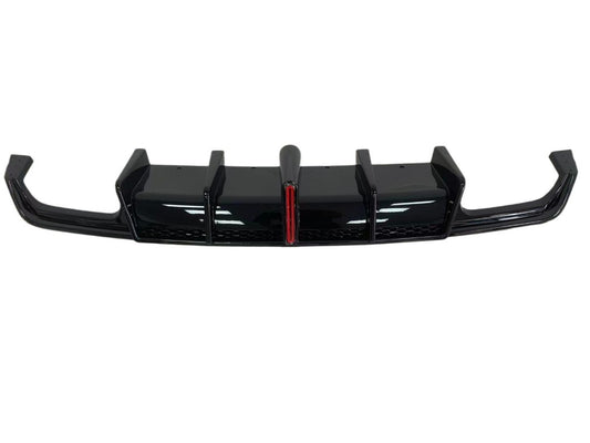 BMW X1 M35i sDrive28i xDrive28i (with M-package bumper, does not fit base model) U11 2023-ON with Aftermarket Parts - Rear Diffuser & Canards ABS from VTEN
