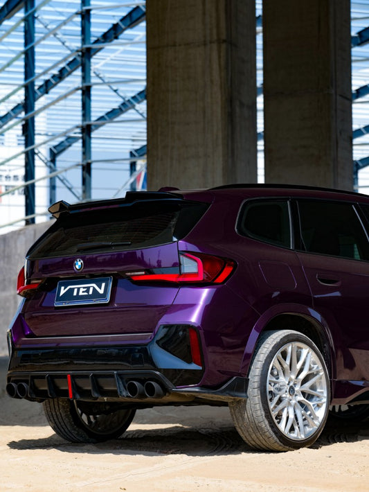 BMW X1 M35i sDrive28i xDrive28i (with M-package bumper, does not fit base model) U11 2023-ON with Aftermarket Parts - Rear Roof Spoiler ABS from VTEN