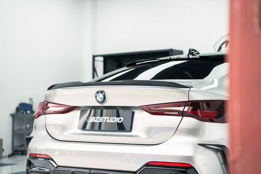 BMW M4 M4C M4CS G82 2021-ON & 4 Series G22 430i M440i 2020-ON with Aftermarket Parts - 1:1 M4 Style Rear Lip Spoiler ABS from VTEN