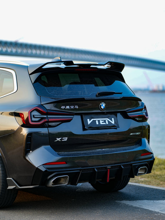 BMW X3 s/x Drive30 G01 LCI & IX3 BEV G08 LCI 2022-ON with Aftermarket Parts - Rear Canards ABS from VTEN