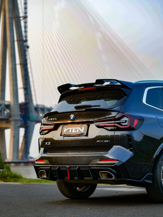 BMW X3 s/x Drive30 G01 LCI & IX3 BEV G08 LCI 2022-ON with Aftermarket Parts - Rear Canards ABS from VTEN