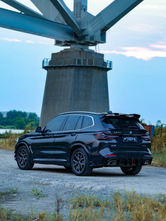 BMW X3 s/x Drive30 G01 LCI & IX3 BEV G08 LCI 2022-ON with Aftermarket Parts - Rear Canards ABS from VTEN