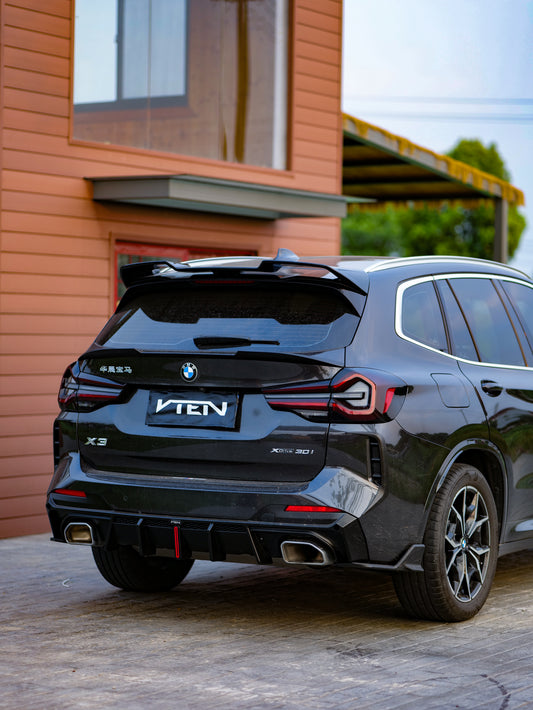 BMW X3 s/x Drive30 G01 LCI & IX3 BEV G08 LCI 2022-ON with Aftermarket Parts - Rear Canards ABS from VTEN