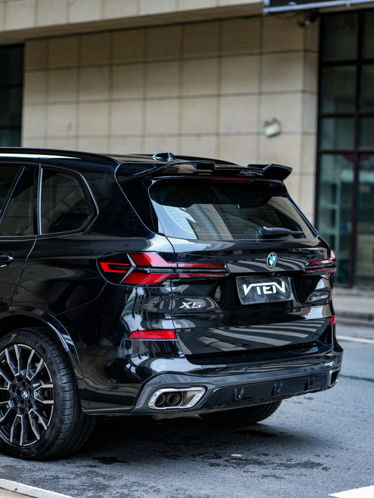 BMW X5 G05 M50i X/S Drive 40i (with M-Package) (Fits Both Pre-LCI & LCI)2019-ON with Aftermarket Parts - Rear Roof Spoiler ABS from VTEN