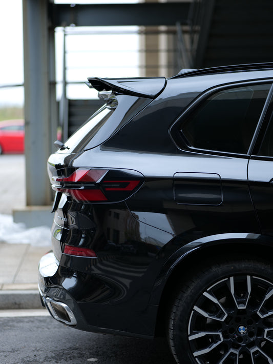 BMW X5 G05 M50i X/S Drive 40i (with M-Package) (Fits Both Pre-LCI & LCI)2019-ON with Aftermarket Parts - Rear Roof Spoiler ABS from VTEN