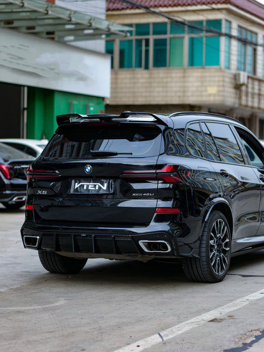 BMW X5 G05 M50i X/S Drive 40i (with M-Package) (Fits Both Pre-LCI & LCI)2019-ON with Aftermarket Parts - Rear Roof Spoiler ABS from VTEN
