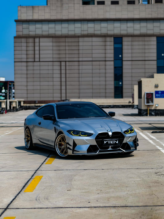 BMW M3 G80 G81 & M4 G82 G83 2021-ON with Aftermarket Parts - Front Bumper Pre-preg Carbon Fiber from VTEN