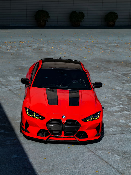 BMW M3 G80 G81 & M4 G82 G83 2021-ON with Aftermarket Parts - Front Lip Carbon Fiber from VTEN