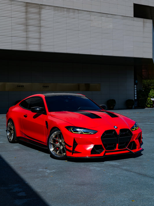 BMW M3 G80 G81 & M4 G82 G83 2021-ON with Aftermarket Parts - Front Canards Pre-preg Carbon Fiber from VTEN