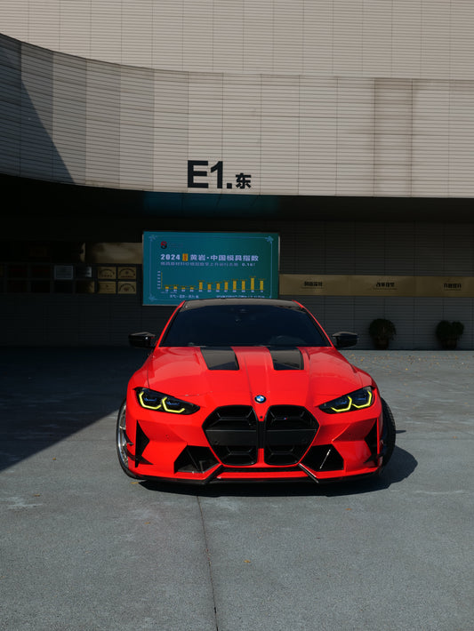 BMW M3 G80 G81 & M4 G82 G83 2021-ON with Aftermarket Parts - Front Bumper Pre-preg Carbon Fiber from VTEN