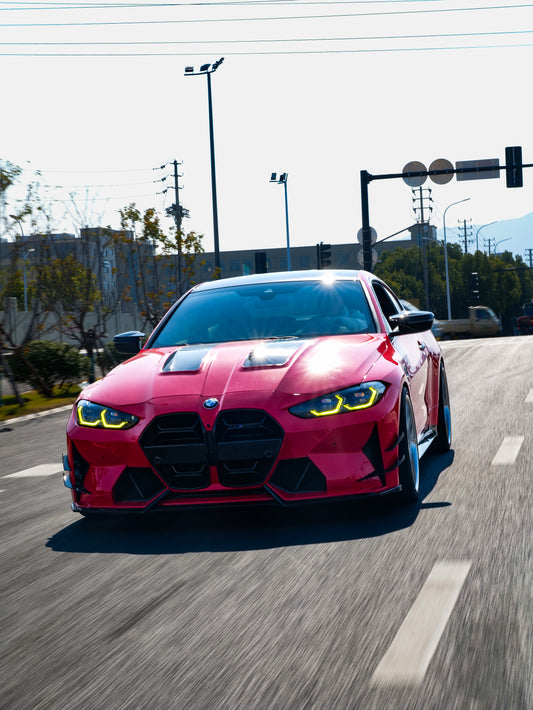BMW M3 G80 G81 & M4 G82 G83 2021-ON with Aftermarket Parts - Front Bumper Pre-preg Carbon Fiber from VTEN