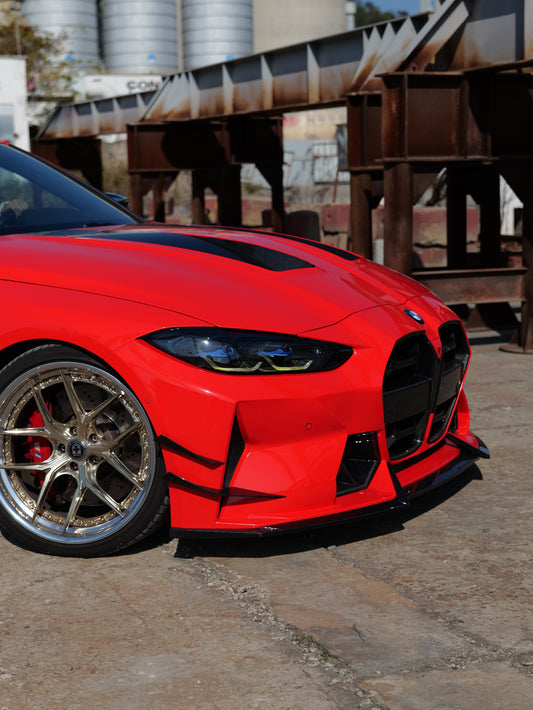 BMW M3 G80 G81 & M4 G82 G83 2021-ON with Aftermarket Parts - Front Lip Carbon Fiber from VTEN