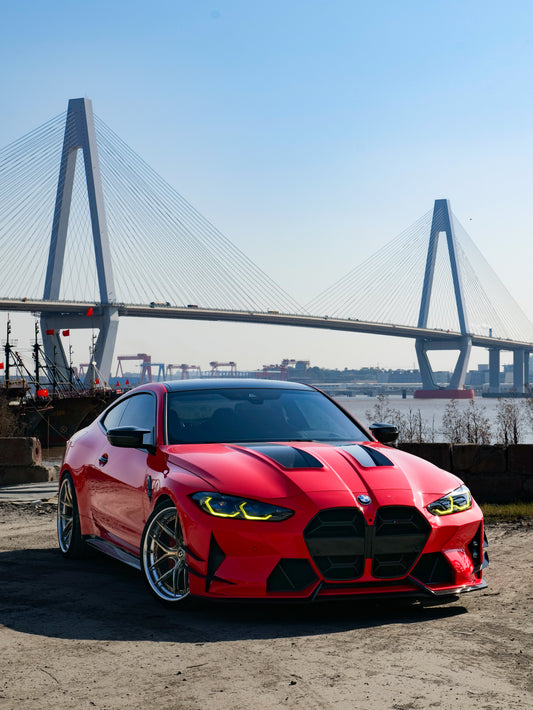 BMW M3 G80 G81 & M4 G82 G83 2021-ON with Aftermarket Parts - Front Bumper Pre-preg Carbon Fiber from VTEN