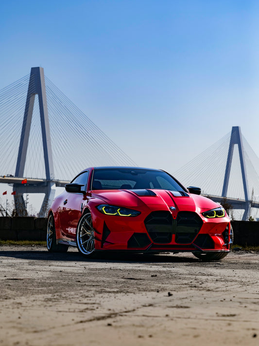 BMW M3 G80 G81 & M4 G82 G83 2021-ON with Aftermarket Parts - Front Bumper Pre-preg Carbon Fiber from VTEN