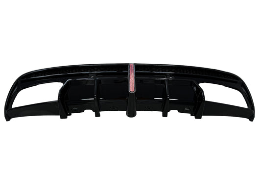Benz C-Class C63S C63 C43 AMG C300 W205 Sedan (Fits Both Pre-LCI & LCI,C300 requires sport package bumper) 2015-2021 Aftermarket Parts - VTEN Rear Diffuser&Canards ABS
