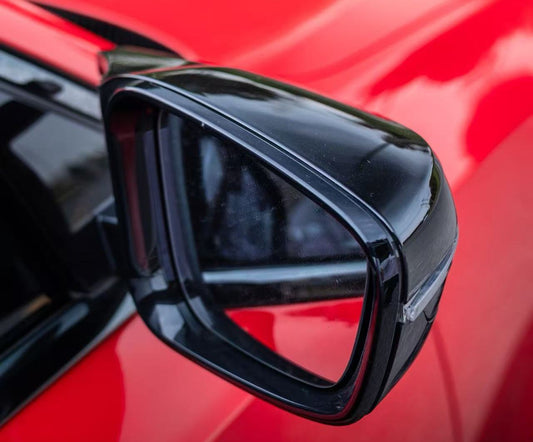 BMW 3 Series M340 330 G20 G21 Pre-LCI 2019 2020 2021 2022 & 3 Series 330 G20 G21 LCI 2023-ON (Non-sport Package Only) with Aftermarket Parts - M3 Style Mirror Caps PP Polypropylene from VTEN