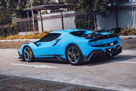 Ferrari 296 GTB GTS with Aftermarket Parts - Front Fenders FRP / Carbon Fiber from Ventus Veloce