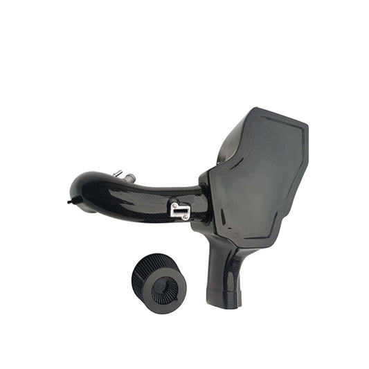 Ford Mustang GT 5.0 2015 2016 2017 2018 2019 2020 2021 2022 2023 with Aftermarket Parts - Air Intake Systems Pre-preg Carbon Fiber from Ventus Veloce