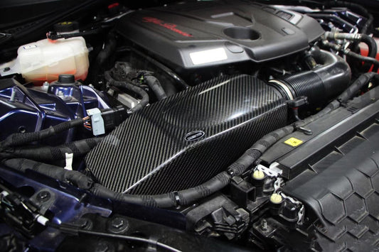 Alfa Romeo Giulia Base Sport TI Veloce 2017 2018 2019 2020 2021 2022 2023 2024 with Aftermarket Parts - Air Intake Systems Pre-preg Carbon Fiber from Ventus Veloce