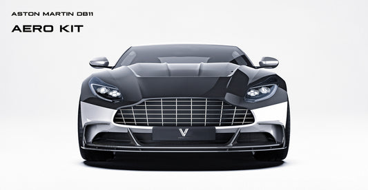 Ventus Veloce Lower & Upper Lip for Aston Martin DB11 V8 V12 2017-2023 Carbon Fiber