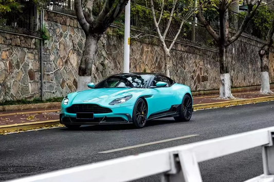 Aston Martin DB11 V8 V12 2017 2018 2019 2020 2021 2022 2023 with Aftermarket Parts - Front Canards Carbon Fiber from Ventus Veloce