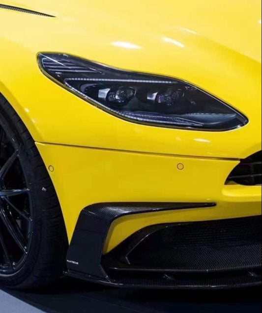 Aston Martin DB11 V8 V12 2017 2018 2019 2020 2021 2022 2023 with Aftermarket Parts - Front Canards Carbon Fiber from Ventus Veloce