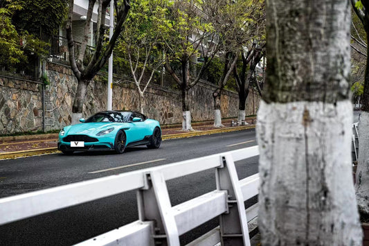 Aston Martin DB11 V8 V12 2017 2018 2019 2020 2021 2022 2023 with Aftermarket Parts - Lower & Upper Lip Carbon Fiber from Ventus Veloce
