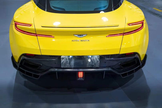 Aston Martin DB11 V8 V12 2017 2018 2019 2020 2021 2022 2023 with Aftermarket Parts - Rear Diffuser & Canards Carbon Fiber from Ventus Veloce