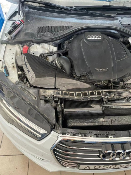 Audi A6 A7 C7.5 2016-2018 (EA888) with Aftermarket Parts - Air Intake Systems Pre-preg Carbon Fiber from Ventus Veloce