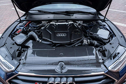 Audi A6 A7 C8 C8.5 2019 2020 2021 2022 2023 2024 (EA839) with Aftermarket Parts - Air Intake Systems Pre-preg Carbon Fiber from Ventus Veloce