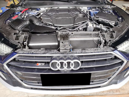 Audi A6 A7 C8 C8.5 2019 2020 2021 2022 2023 2024 (EA839) with Aftermarket Parts - Air Intake Systems Pre-preg Carbon Fiber from Ventus Veloce