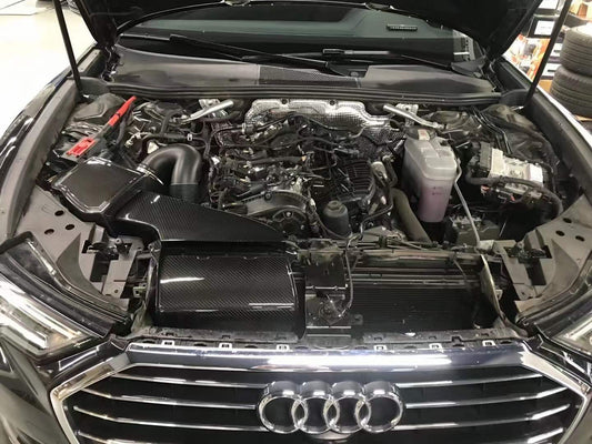 Audi A6 A7 C8 C8.5 2019-ON (EA888) with Aftermarket Parts - Air Intake Systems Pre-preg Carbon Fiber from Ventus Veloce