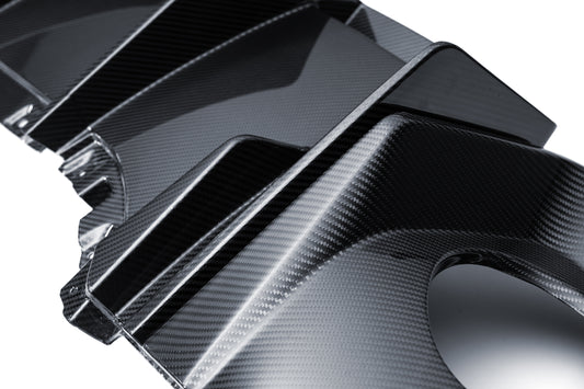 Audi R8 Gen 2 2020 2021 2022 2023 with Aftermarket Parts - Rear Diffuser Carbon Fiber from Ventus Veloce