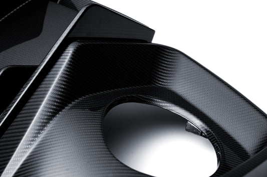 Audi R8 Gen 2 2020 2021 2022 2023 with Aftermarket Parts - Rear Diffuser Carbon Fiber from Ventus Veloce
