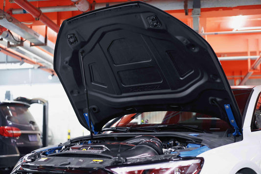 Audi RS3 S3 A3 8Y 2022-ON with Aftermarket Parts - Hood Bonnet Double-sided Carbon Fiber from Ventus Veloce