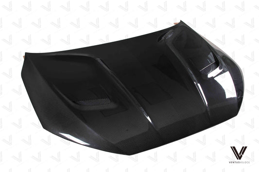 Audi RS3 S3 A3 8Y 2022-ON with Aftermarket Parts - Hood Bonnet Double-sided Carbon Fiber from Ventus Veloce