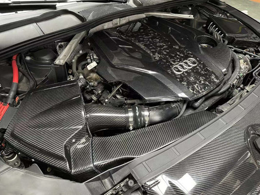 Audi S4 S5 RS4 RS5 B9 B9.5 2018-ON with Aftermarket Parts - Air Intake Systems Pre-preg Carbon Fiber from Ventus Veloce