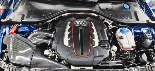 Audi S6 S7 RS6 RS7 C7 C7.5 2012 2013 2014 2015 2016 2017 2018 (EA825) with Aftermarket Parts - Air Intake Systems Pre-preg Carbon Fiber from Ventus Veloce