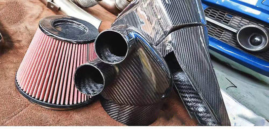 Audi S6 S7 RS6 RS7 C7 C7.5 2012 2013 2014 2015 2016 2017 2018 (EA825) with Aftermarket Parts - Air Intake Systems Pre-preg Carbon Fiber from Ventus Veloce