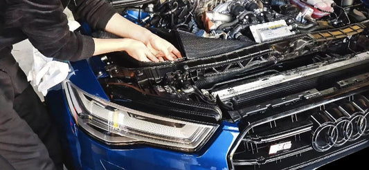 Audi S6 S7 RS6 RS7 C7 C7.5 2012 2013 2014 2015 2016 2017 2018 (EA825) with Aftermarket Parts - Air Intake Systems Pre-preg Carbon Fiber from Ventus Veloce