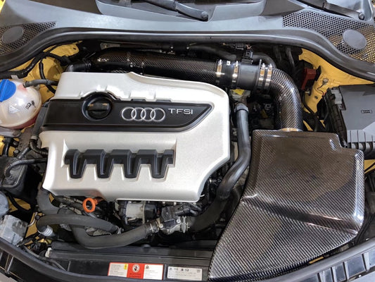 Audi TT TTS MK2 2007 2008 2009 2010 2011 2012 2013 2014 2015 (EA113) with Aftermarket Parts - Air Intake Systems Pre-preg Carbon Fiber from Ventus Veloce