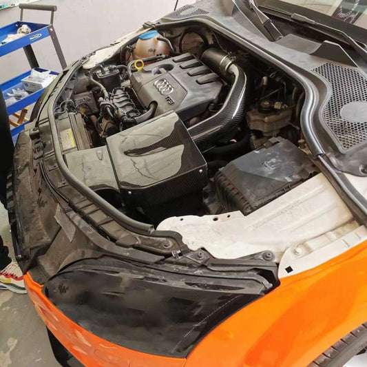Audi TT TTS MK2 2007 2008 2009 2010 2011 2012 2013 2014 2015 (EA888) with Aftermarket Parts - Air Intake Systems Pre-preg Carbon Fiber from Ventus Veloce