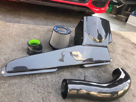 Audi TT TTS MK3 2015 2016 2017 2018 2019 2020 2021 2022 2023 (EA888) with Aftermarket Parts - Air Intake Systems Pre-preg Carbon Fiber from Ventus Veloce