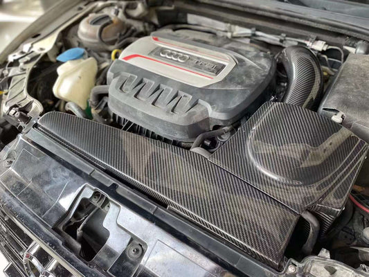 Audi TT TTS MK3 2015 2016 2017 2018 2019 2020 2021 2022 2023 (EA888) with Aftermarket Parts - Air Intake Systems Pre-preg Carbon Fiber from Ventus Veloce
