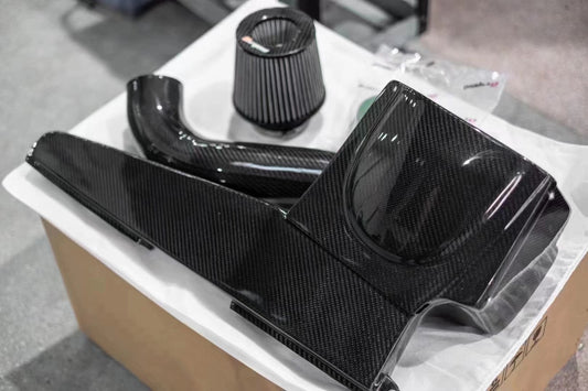 Audi TT TTS MK3 2015 2016 2017 2018 2019 2020 2021 2022 2023 (EA888) with Aftermarket Parts - Air Intake Systems Pre-preg Carbon Fiber from Ventus Veloce