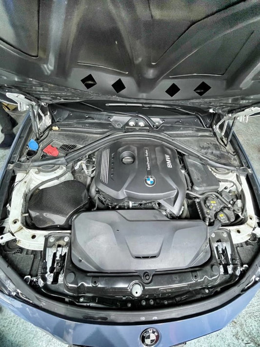BMW 230I 330I 430I F22 F23 F30 F31 F32 F33 F34 F36 2016-2021 with Aftermarket Parts - Air Intake Systems Pre-preg Carbon Fiber from Ventus Veloce