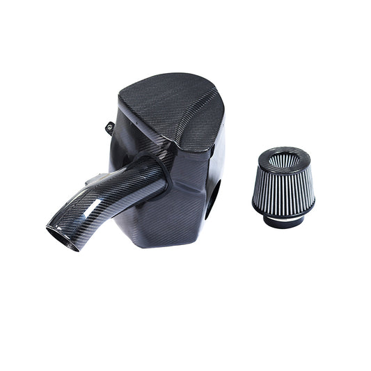BMW 528I F10 2011-2016 with Aftermarket Parts - Air Intake Systems Pre-preg Carbon Fiber from Ventus Veloce